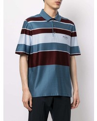 Salvatore Ferragamo Horizontal Stripe Polo Shirt