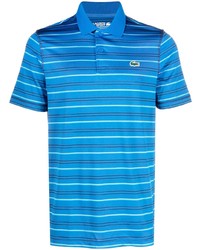 Lacoste Logo Patch Striped Polo Shirt