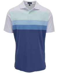 Peter Millar Striped Colour Block Polo Shirt