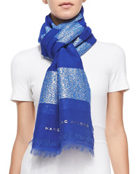 Marc by Marc Jacobs Milkyway Metallic Stripe Knit Scarf