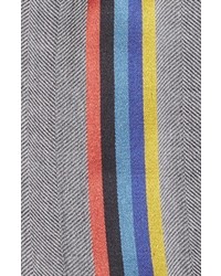 Paul Smith Central Stripe Wool Silk Scarf