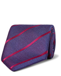 Charvet 8cm Striped Silk Tie