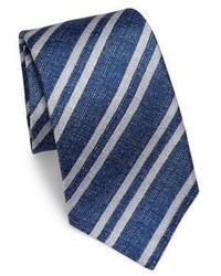 Kiton Scratch Stripe Silk Tie