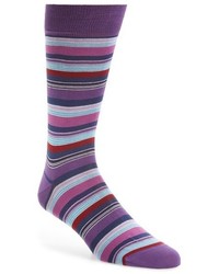 Bugatchi Big Or Small Stripe Socks