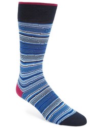 Bugatchi Diamond Stripe Socks