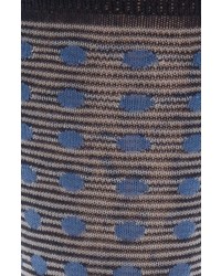 Ted Baker London Dot Stripe Pattern Organic Cotton Socks