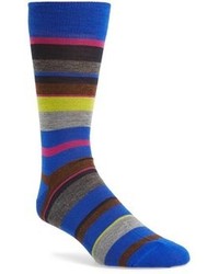Lorenzo Uomo Stripe Merino Wool Blend Socks