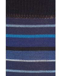Bugatchi Pop Stripe Mercerized Cotton Socks