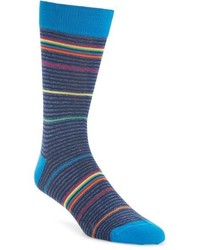 Bugatchi Rainbow Stripe Socks
