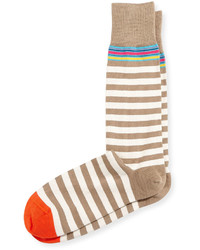 Paul Smith Variegated Stripe Socks Navy