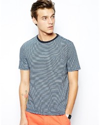 Dockers Alpha T Shirt Lim Fit Stripe One Pocket