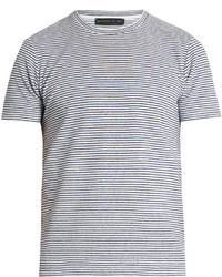 Etro Striped Terry Towelling T Shirt