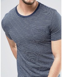 Celio T Shirt With Fine Stripe