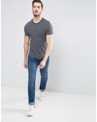 Celio T Shirt With Fine Stripe