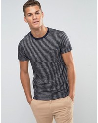 Jack Wills T Shirt With Stripe In Slim Fit Navy