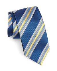David Donahue Multicolor Stripe Silk Tie