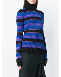 Maison Margiela Striped Turtle Neck Sweater