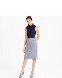 J.Crew Two Piece Shirtdress In Microhoundstooth