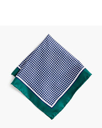 J.Crew Silk Pocket Square In Houndstooth