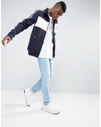 adidas Originals London Pack Block Track Jacket In Blue Bk7846