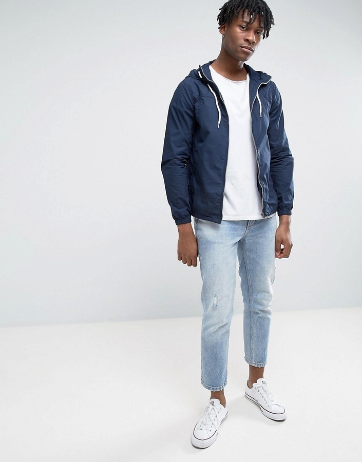 Pull and sales bear hooded jacket