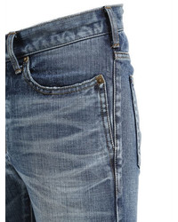 Saint Laurent 155cm Cotton Denim Jeans W Logo Patch