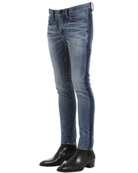 Saint Laurent 155cm Tuxedo Cotton Denim Jeans