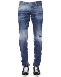 DSQUARED2 175cm Slim Stretch Cotton Denim Jeans