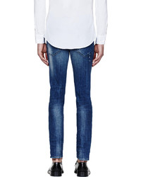 DSquared 2 Blue Faded Paint Splattered Cool Guy Jeans