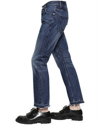 Alexander McQueen 21cm Released Hem Cotton Denim Jeans