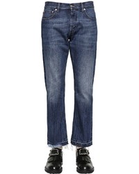 Alexander McQueen 21cm Released Hem Cotton Denim Jeans