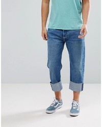 Levi's 501 Cropped Tapered Jeans Lightwash