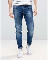 Replay Anbass Slim Fit Jeans Mid Blue Wash