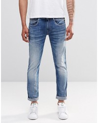 Replay Anbass Slim Jeans Super Stretch Mid Wash