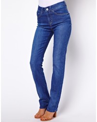 Asos Marney Straight Leg Jeans In Vintage