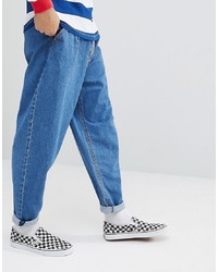 ASOS DESIGN Asos Recycled Oversized Jeans In Mid Wash