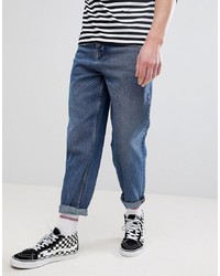 ASOS DESIGN Asos Skater Fit Jeans In Vintage Dark Wash
