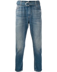 Off-White Belted Slim Fit Jeans