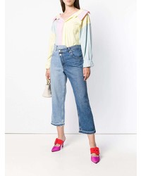 Monse Bicolor Cropped Jeans
