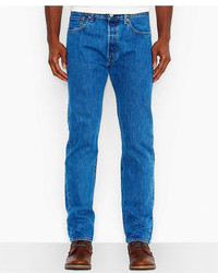 Levi's Big And Tall 501 Original Fit Medium Stonewash Jeans
