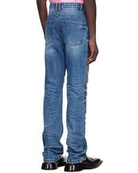We11done Blue Bootcut Jeans