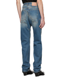 Y/Project Blue Cowboy Chap Jeans