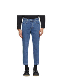 Solid Homme Blue Cropped Jeans