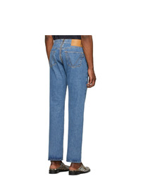 Vetements Blue Crotch Zip Jeans