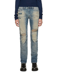 Diesel Blue Distressed Thavar Jeans