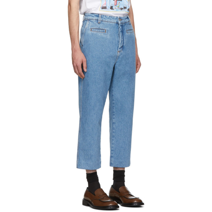 Loewe Blue Fisherman Jeans, $242 | SSENSE | Lookastic