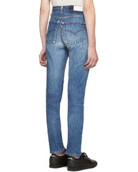 RE/DONE Blue High Rise Jeans