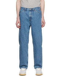 A.P.C. Blue Marian Wide Straight Jeans