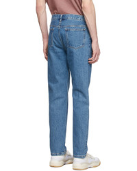 A.P.C. Blue Martin Straight Jeans