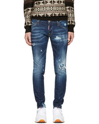 DSQUARED2 Blue Regular Clet Jeans